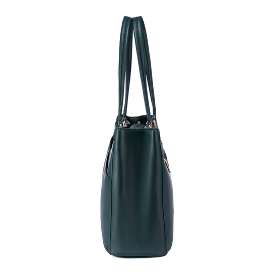 Cabas Élégant en Cuir Violet pour Ordinateur Portable