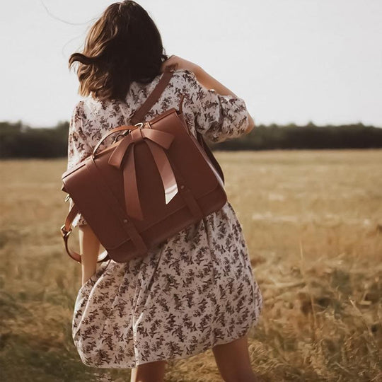 Sac Vintage à Noeud Élégant