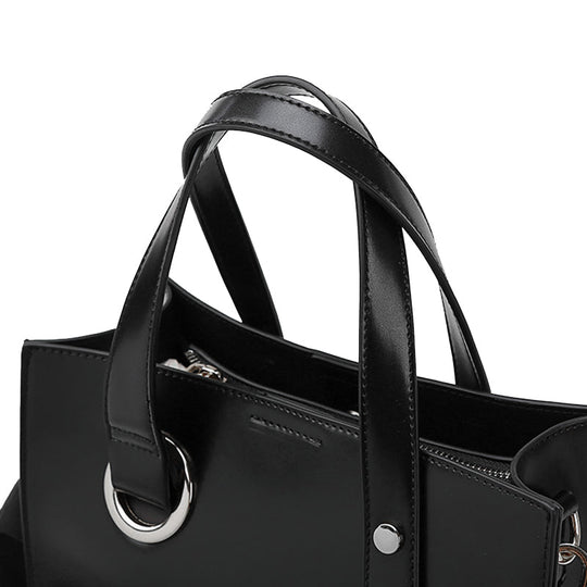 Cabas Structuré en Cuir Élégant - L'Essentiel Minimaliste de Grace