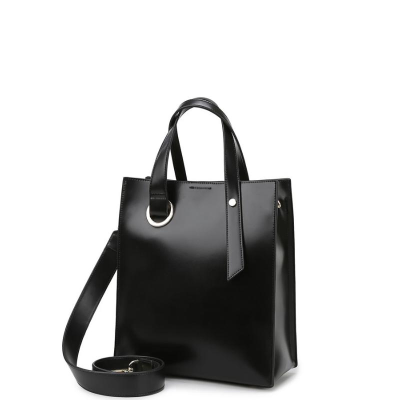 Cabas Structuré en Cuir Élégant - L'Essentiel Minimaliste de Grace