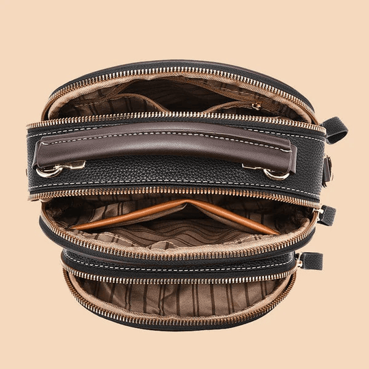 Sophistication Intemporelle de Molly | Sac en Cuir Stylé avec Bandoulière