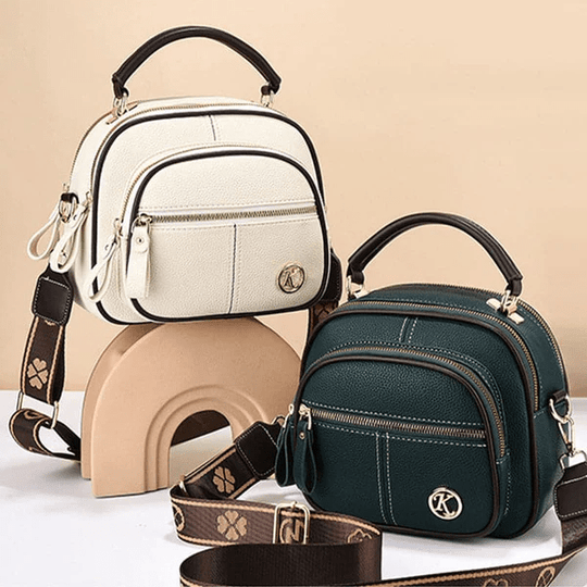 Sophistication Intemporelle de Molly | Sac en Cuir Stylé avec Bandoulière