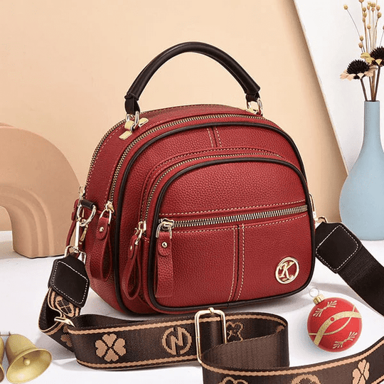 Sophistication Intemporelle de Molly | Sac en Cuir Stylé avec Bandoulière