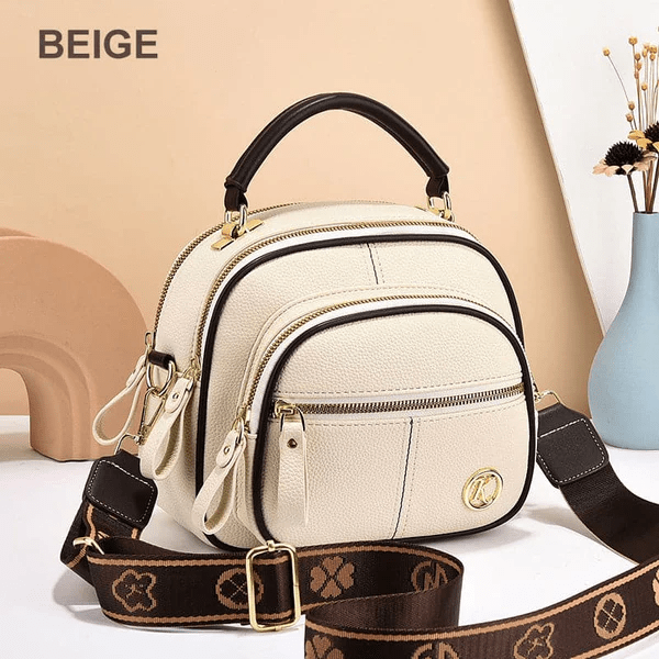 Sophistication Intemporelle de Molly | Sac en Cuir Stylé avec Bandoulière
