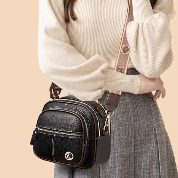 Sophistication Intemporelle de Molly | Sac en Cuir Stylé avec Bandoulière