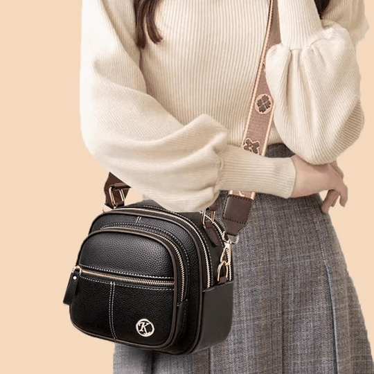 Sophistication Intemporelle de Molly | Sac en Cuir Stylé avec Bandoulière
