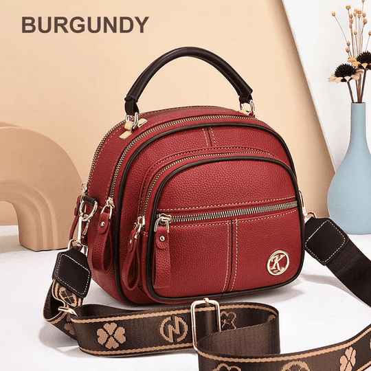 Sophistication Intemporelle de Molly | Sac en Cuir Stylé avec Bandoulière