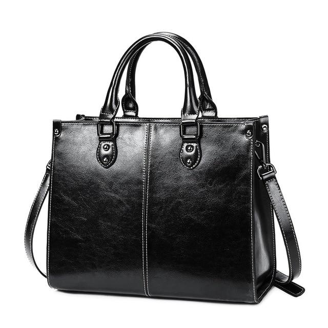 Cabas Élégant en Cuir - Classique et Fonctionnel